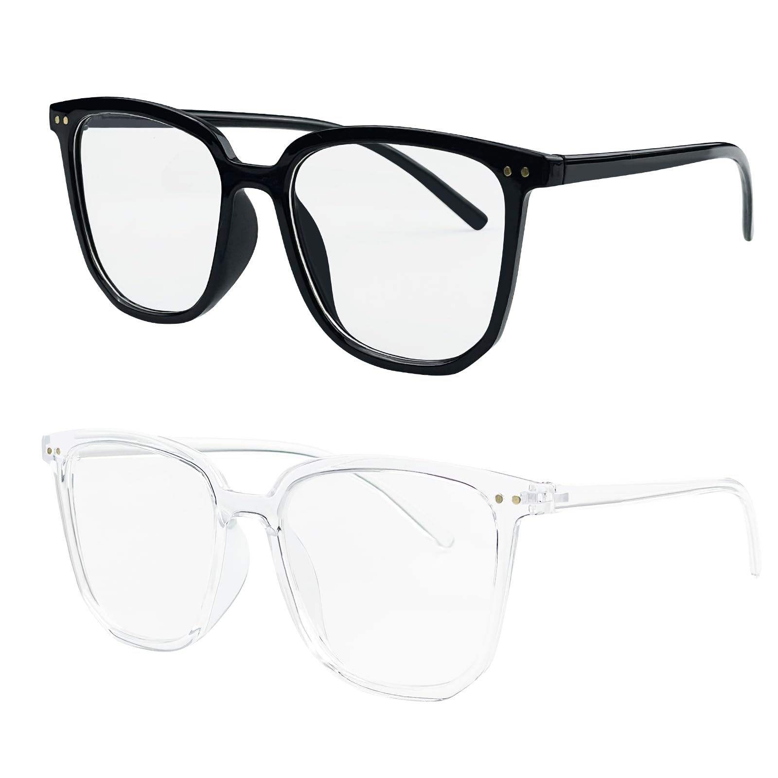  Lunettes Anti Lumière Bleue 2 Pairs pour Homme Femme - Lunettes d'ordinateur Anti-Fatigue et Lunetière de Repos  
Lune